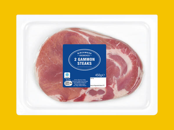 Birchwood 2 Gammon Steaks