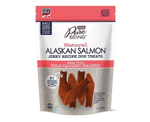 Pure Being Salmon Jerky Dog Treats