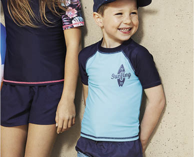 Kid's Short Sleeve Rashvest - Sizes 3-6