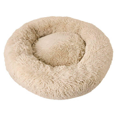 33" x 33" Pet Plush Bed - Beige
