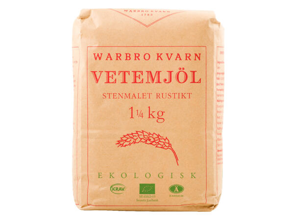 Rustikt ekologiskt vetemjöl