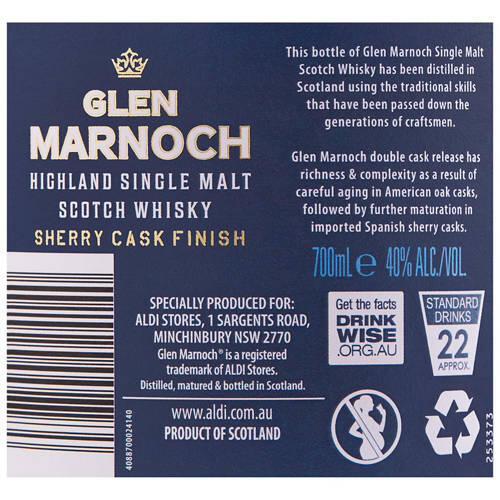 Sherry Cask Whisky 700ml