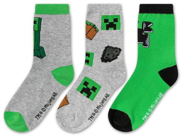 Kinder Socken, 3 Paar