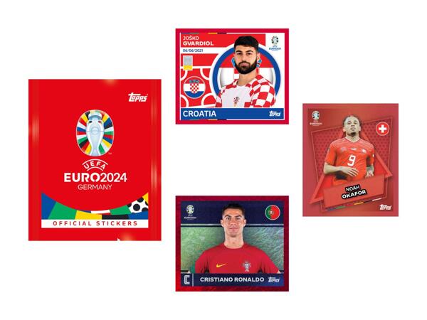 Autocollants à collectionner EM 2024 Topps