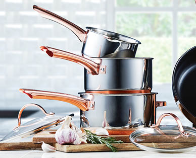 Copper Base Cookware Set 3 Piece