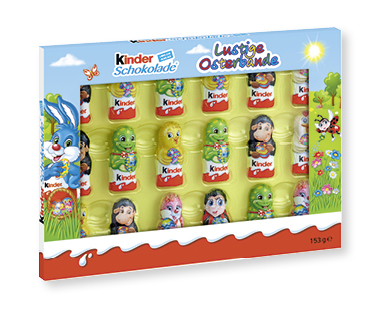 Figurines de chocolat fourrées KINDER(R)