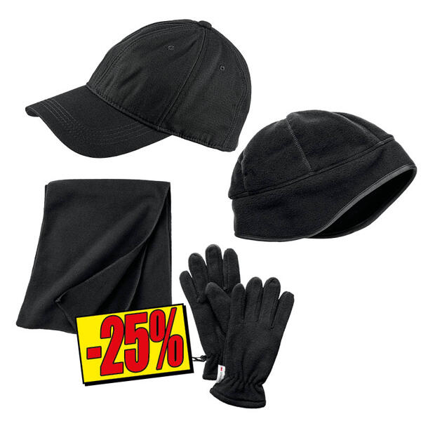 Bonnet, gants, écharpe ou casquette de travail