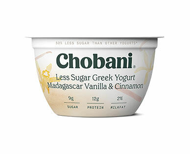 Chobani Less Sugar Greek Yogurt