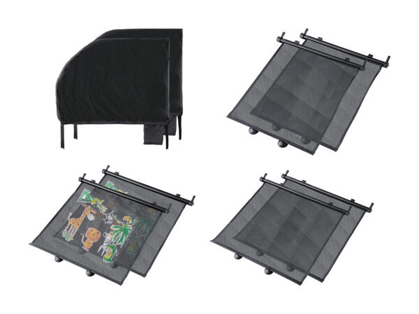 Pare-soleil de voiture couvre-fenêtre/store, 2 pièces