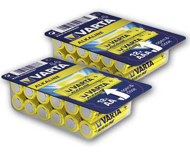 Piles de marque grand format VARTA