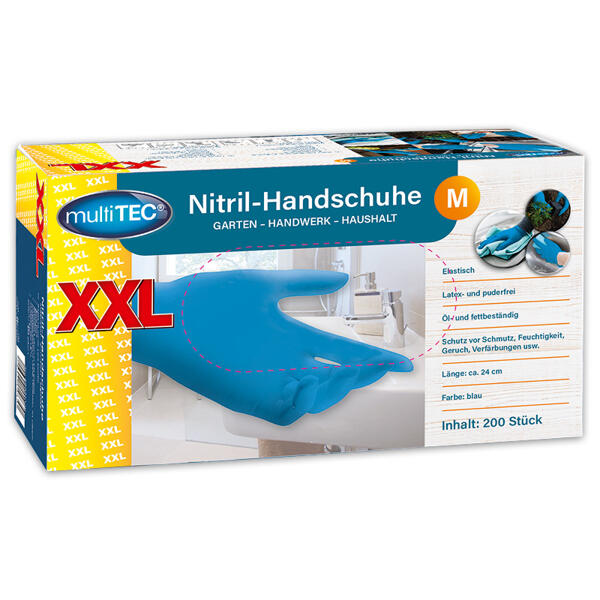 Nitril-Einweghandschuhe 200er