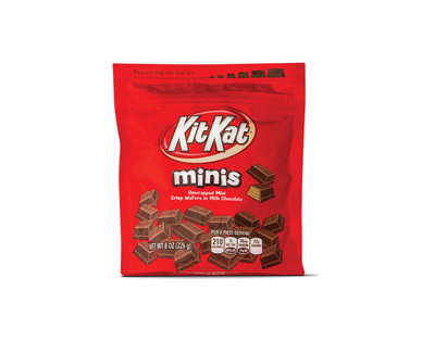 Hershey's Reese's Peanut Butter Cups or Kit Kat Minis