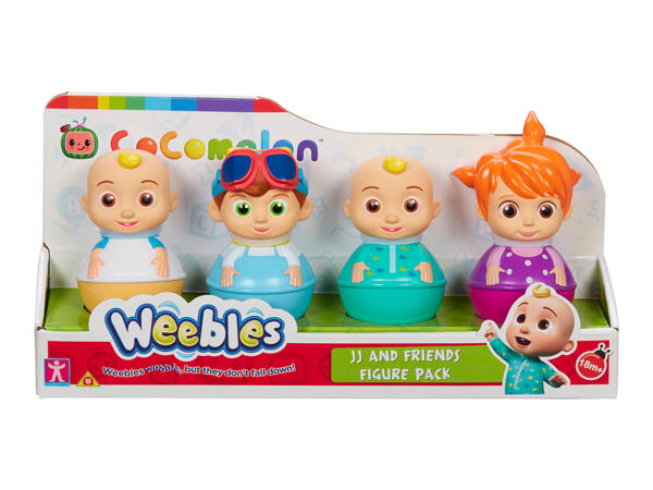 Weebles My Little Pony/Cocomelon/ Peppa Pig/Bluey Weebles - 4 pack