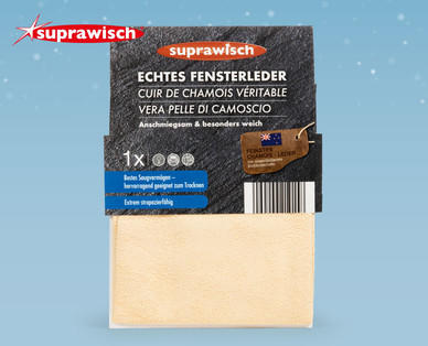 SUPRAWISCH Echtes Fensterleder