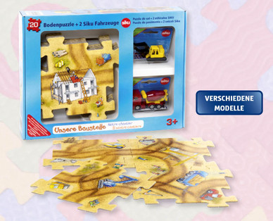 SIKU Bodenpuzzle mit Fahrzeugen