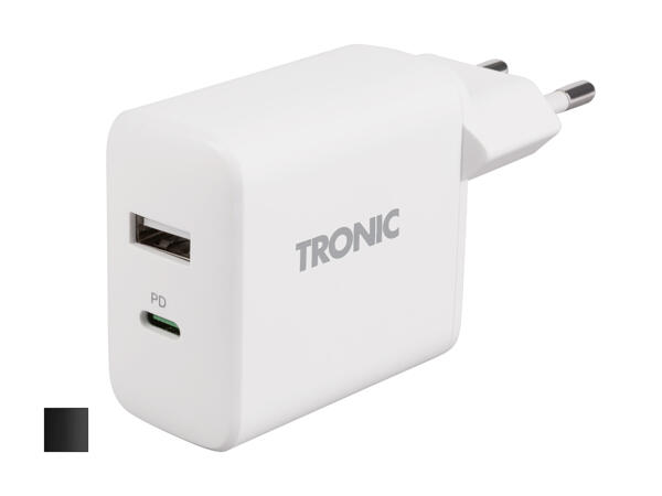 TRONIC(R) Dobbelt USB-oplader
