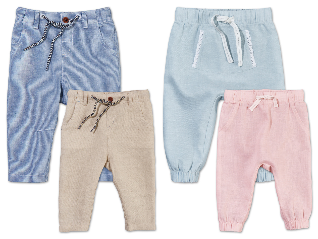 LUPILU(R)PURE COLLECTION Baby Leinenhose1