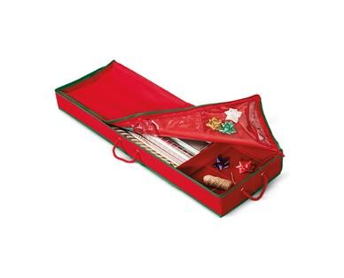 Easy Home Ornament or Gift Wrap Storage