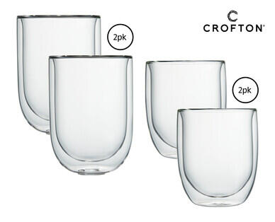 Double-Wall Thermo Glasses 2pk