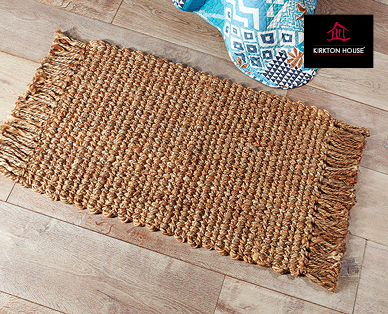 Luxury Fringed Jute Decorator Mat