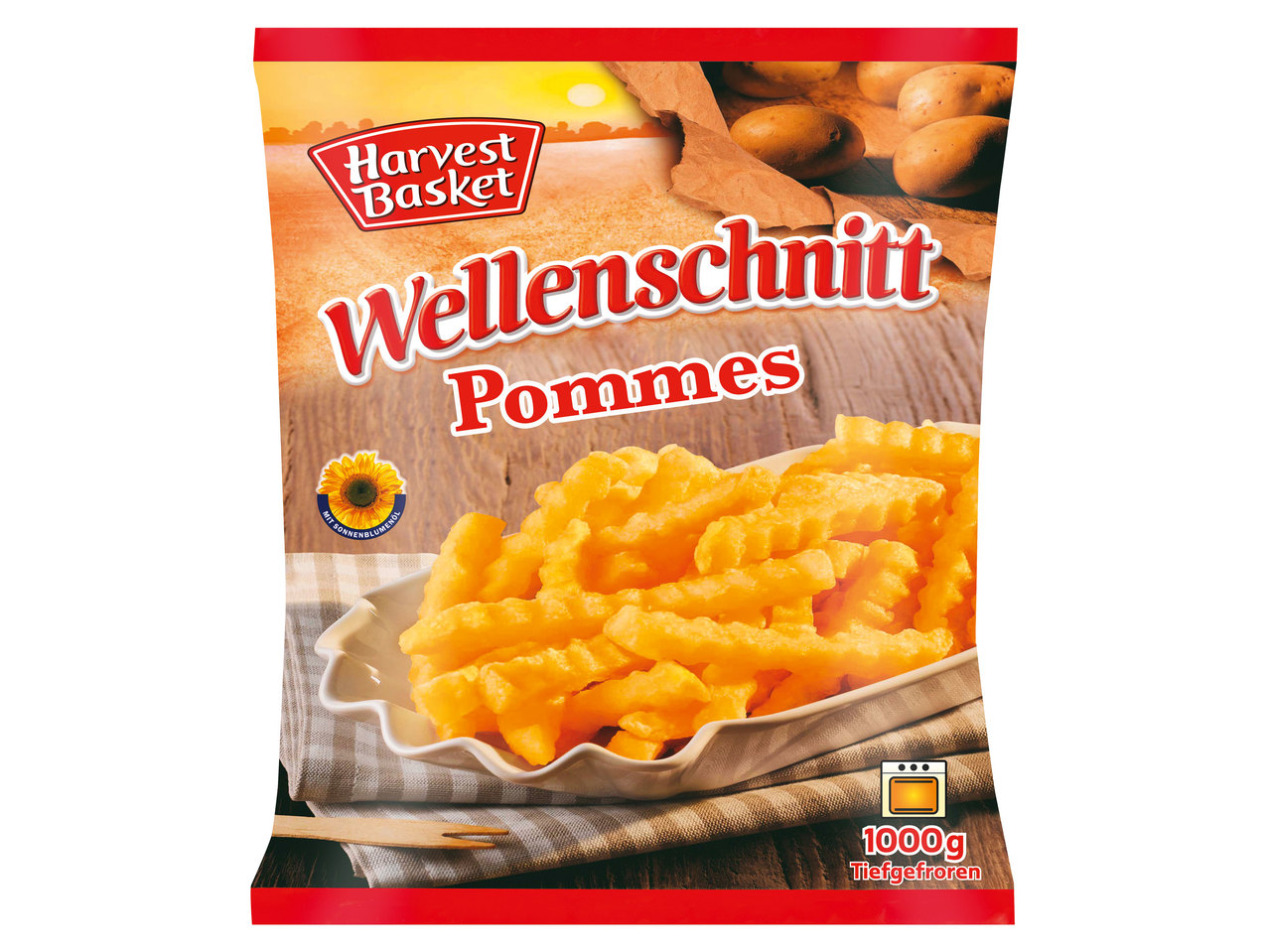HARVEST BASKET Wellenschnitt Pommes