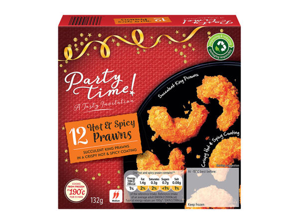Partytime Prawns in a Crispy Coating assorted