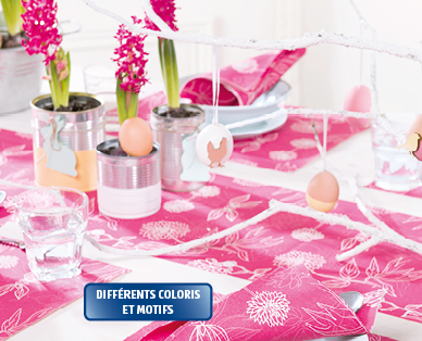 Chemin de table de printemps BUFFET