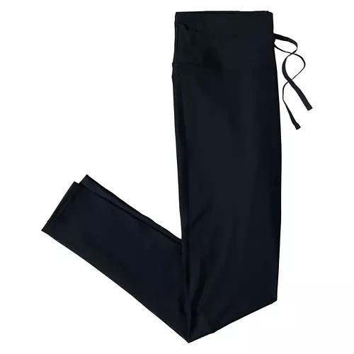 Ladies Skinny Style Fitness Tights - Black, XL