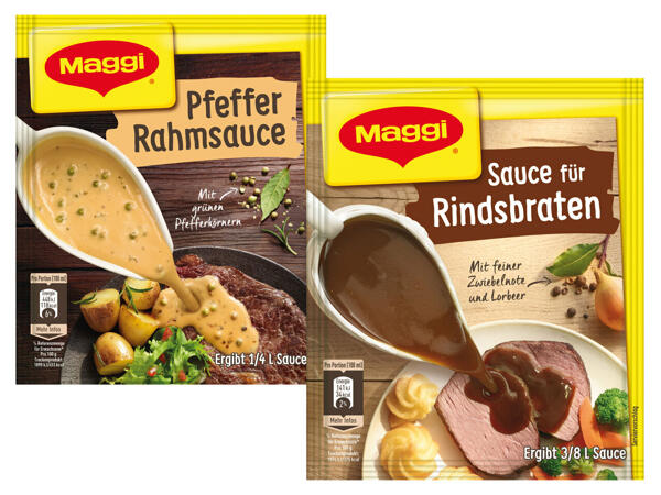 Maggi Fix oder Gourmet Sauce