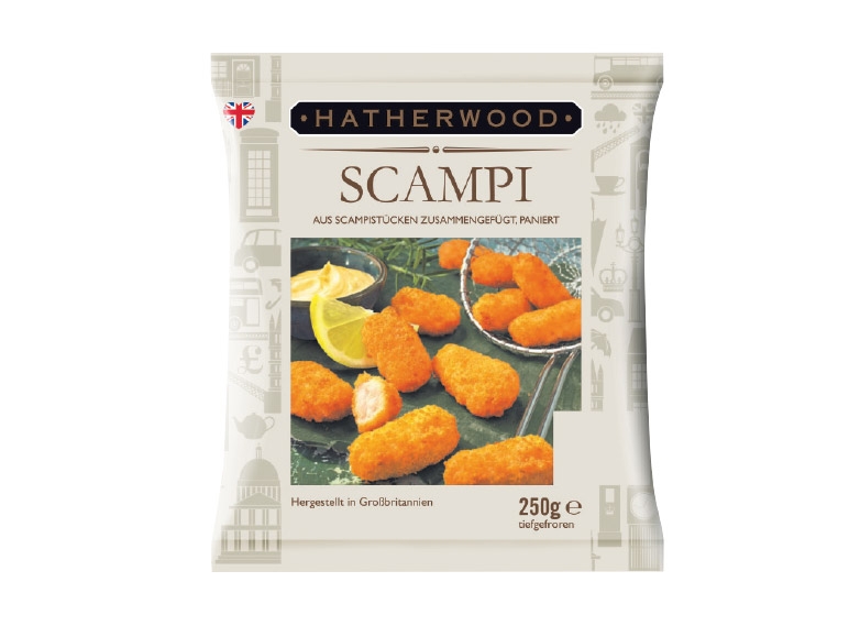 Gepaneerde scampi