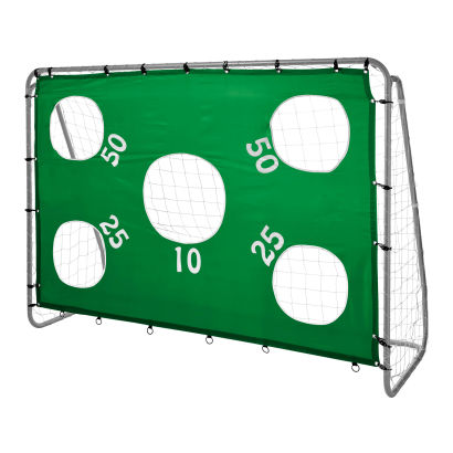 Fodboldmål med target mur