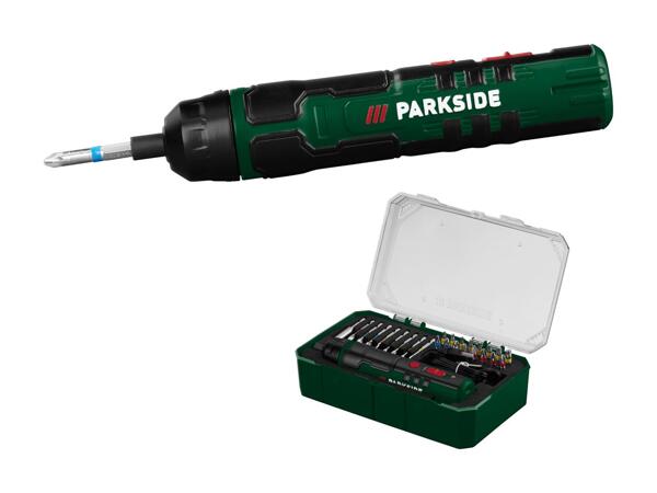 PARKSIDE(R) Batteridrevet skruetrækkersæt 4 V
