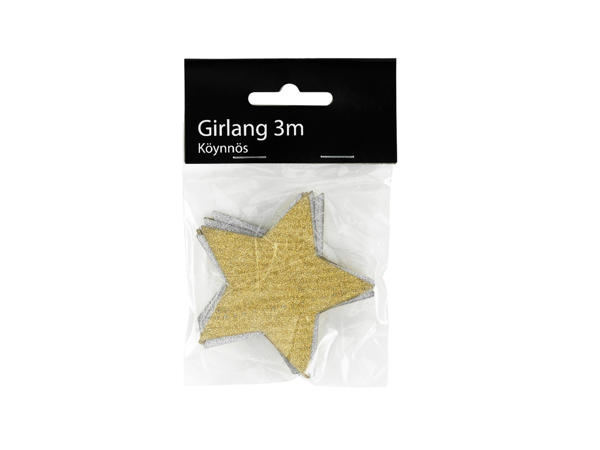 Girlang med stjärnor