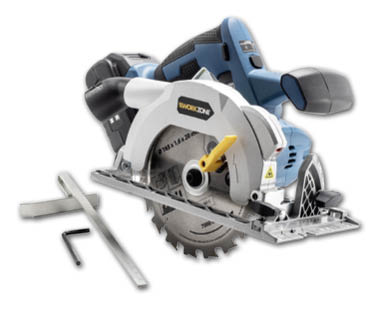Scie circulaire portative Li-Ion 20V WORKZONE(R)