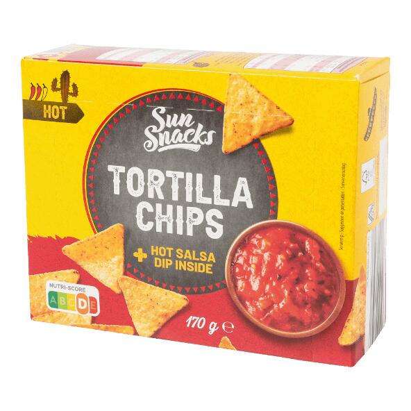 SUNSNACKS(R) 				Tortillachips met dipsaus