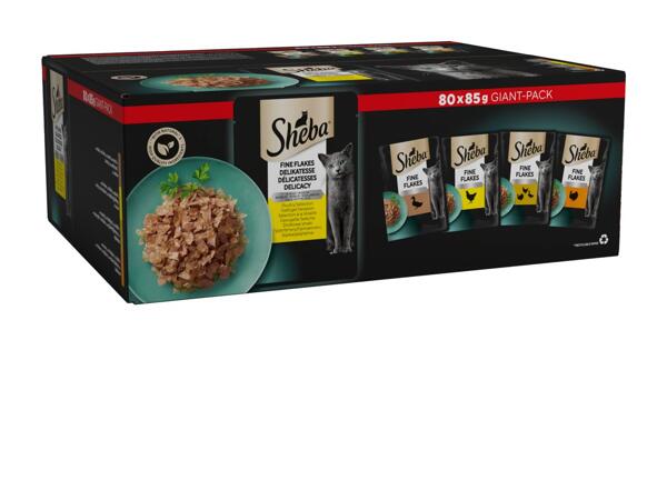 SHEBA Fine Flakes Cat Pouches Poultry Collection in Jelly