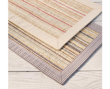 Multi-Stripe Sisal Jute Mat