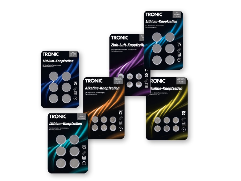 TRONIC Coin Cell Battery Assortment