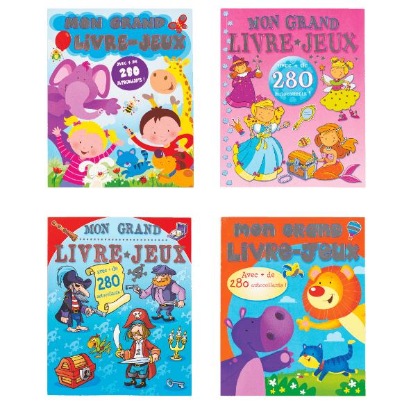 Livre d'autocollants