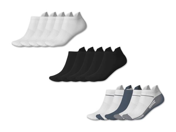 Damen/Herren Sport-Sneakersocken, 5 Paar