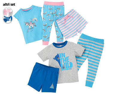 IMPIDIMPI SET DI PIGIAMI PER BAMBINI PICCOLI