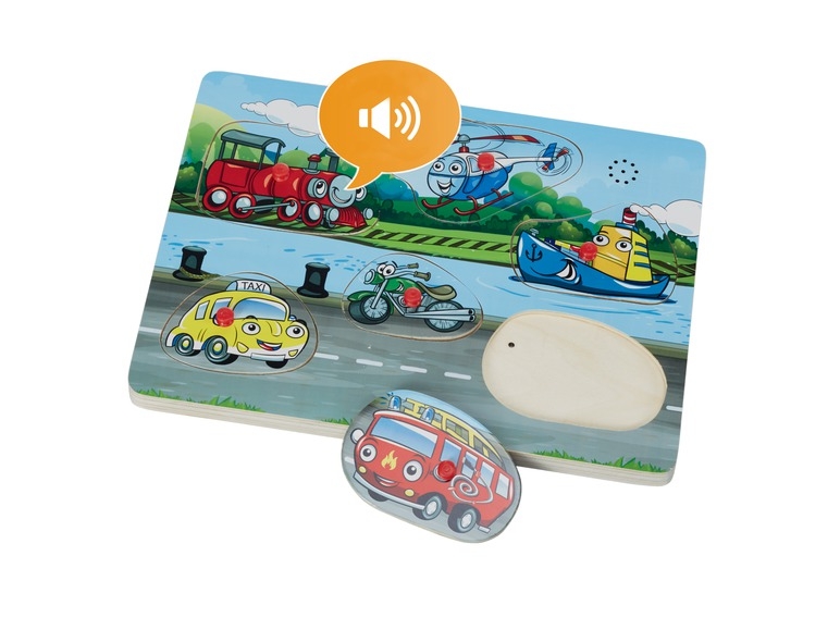 Wooden Puzzle with Sound Effects