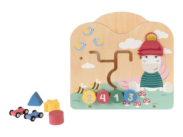 Lupilu Wooden Baby Walker/​Activity Cube