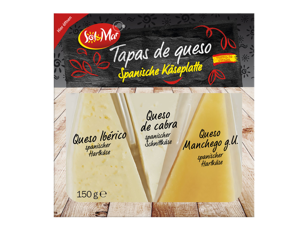 SOL & MAR Spanische Käseplatte