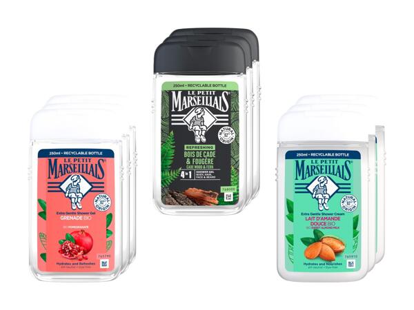 Gels douche Le Petit Marseillais, pack de 3