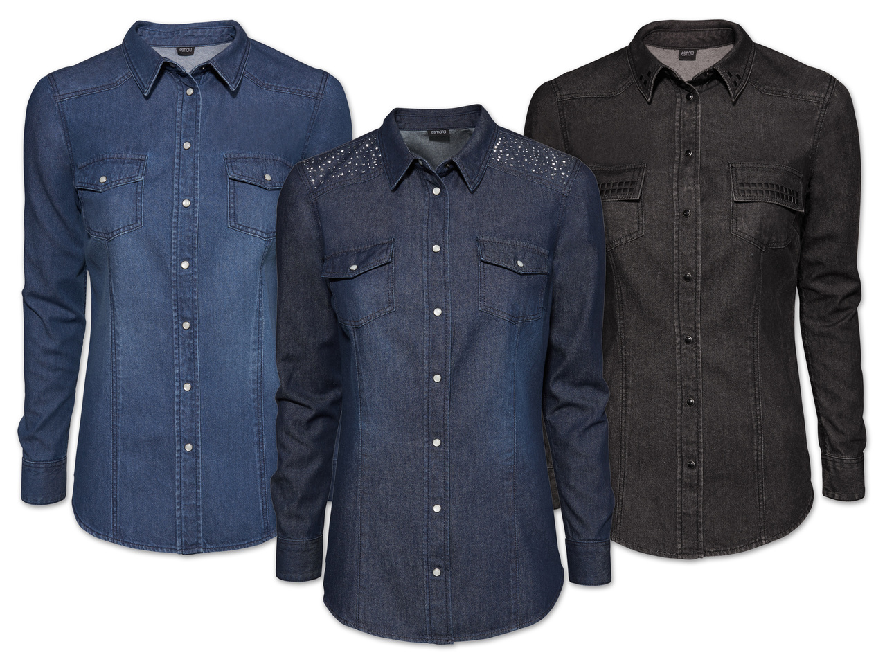 ESMARA(R) Damen Jeanshemd1