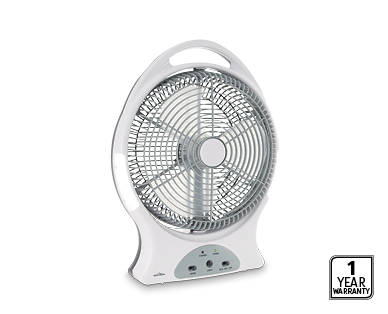 Rechargeable Fan With LED Lights