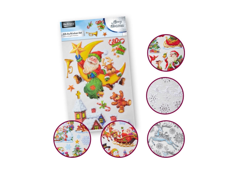 Melinera 3D Sticker Set