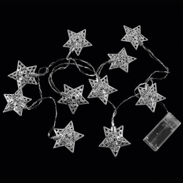 Lichterkette mit Ornamenten