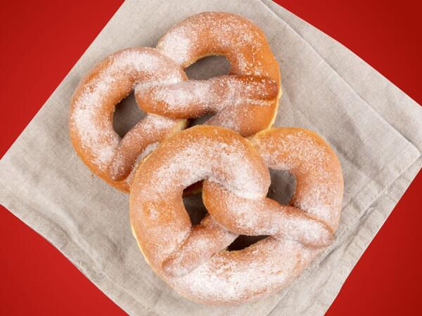Süße Brezel